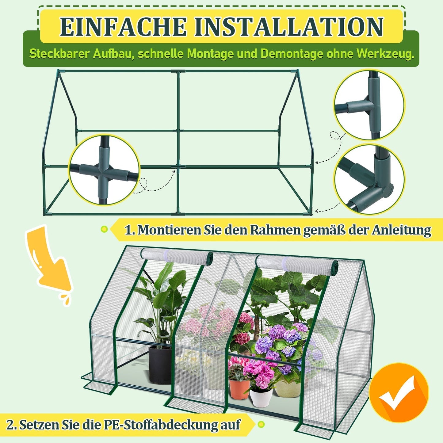 Gewächshaus Tomatengewächshaus Treibhaus | Karnz