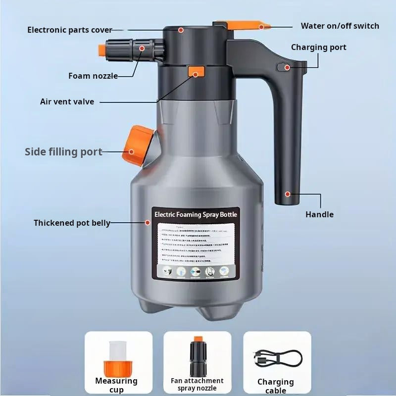 Elektrische Schaumsprüherflasche 2L | Karnz