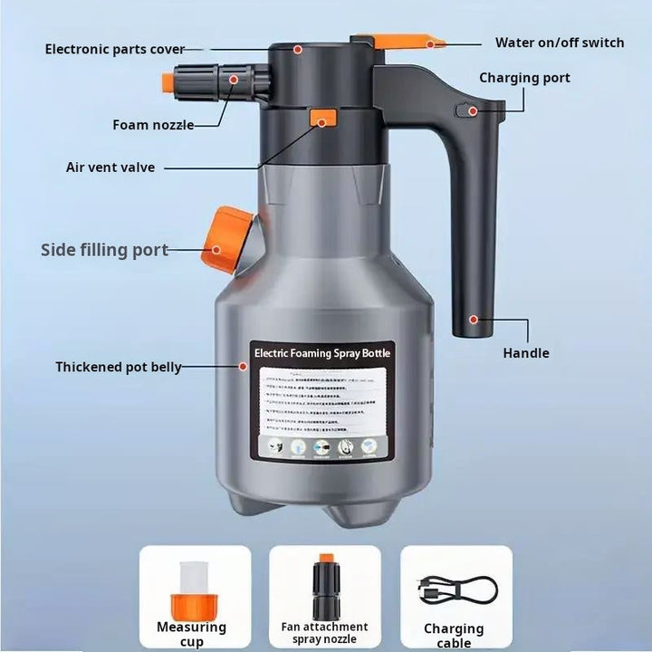Elektrische Schaumsprüherflasche 2L | Karnz