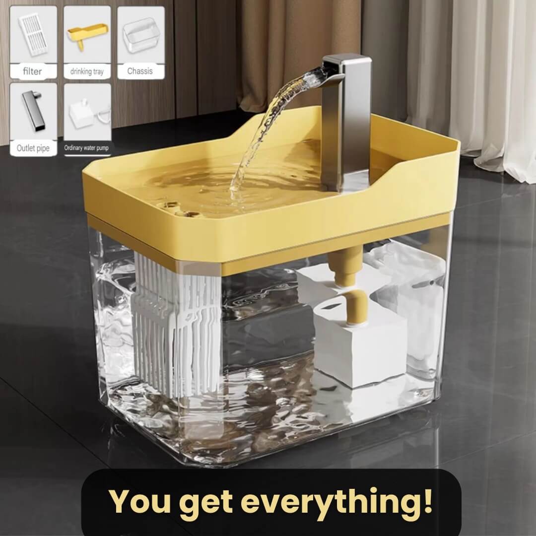 Katzen-Trinkbrunnen 360° Sensor 1,5 L leise | Karnz