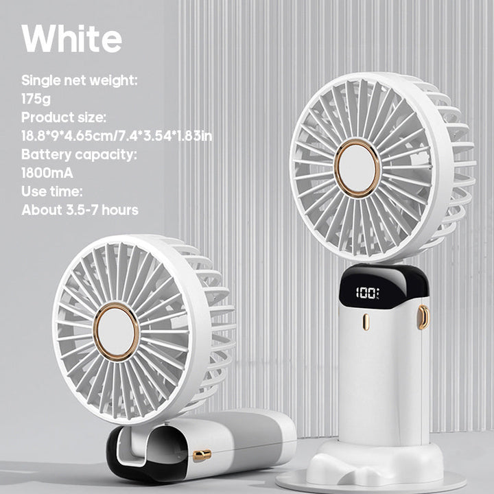 Tragbarer USB-Handventilator mit Telefonständer | Karnz