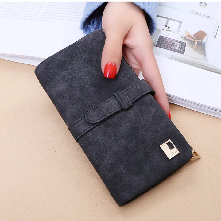 Lange Brieftasche mit zwei Fächern für Frauen | Karnz