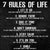 7 Regeln des Lebens Motivationsposter