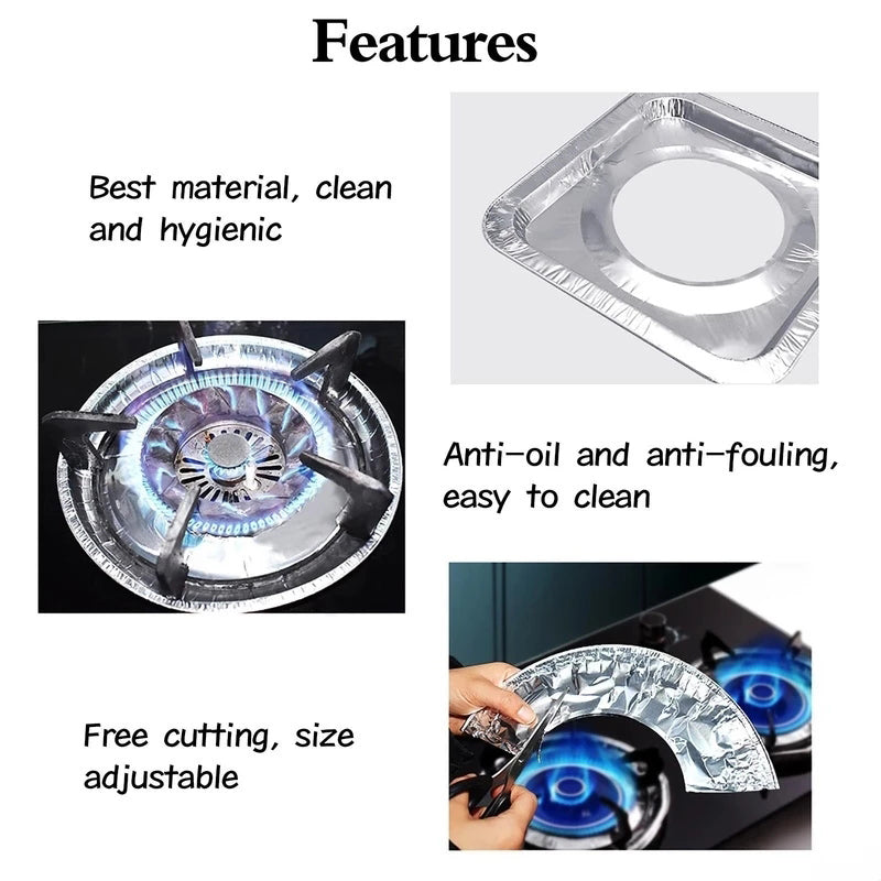 Gasherd Aluminiumfolie Pad | Karnz