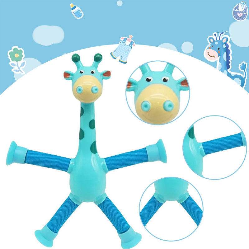 Teleskopische Saugnapf Giraffe Spielzeug | Karnz