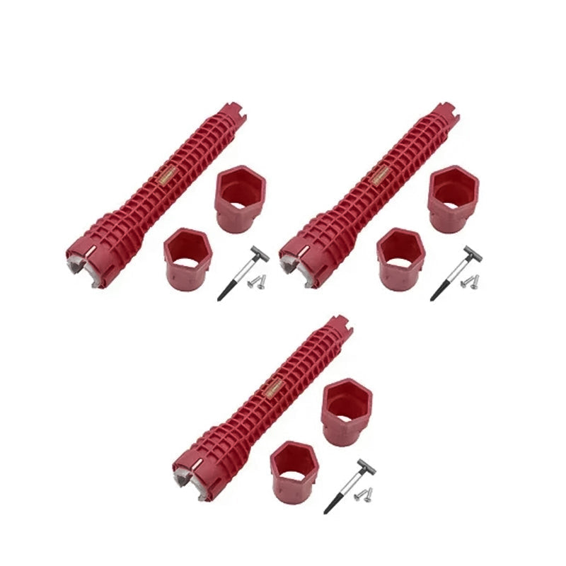8-in-1 Waschbecken Multi-Wasserrohrschlüssel | Karnz