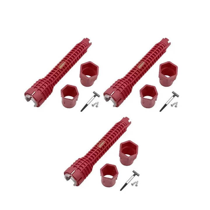 8-in-1 Waschbecken Multi-Wasserrohrschlüssel | Karnz