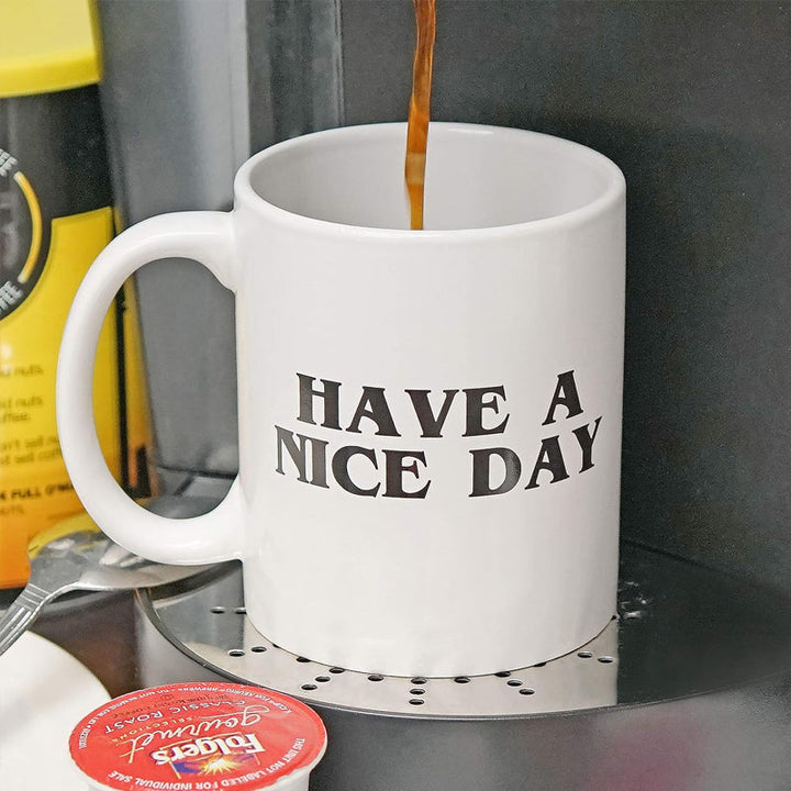 Haben Sie einen schönen Tag Kaffeebecher Mittelfinger Lustige Tasse Neuheit Geschenk | Karnz