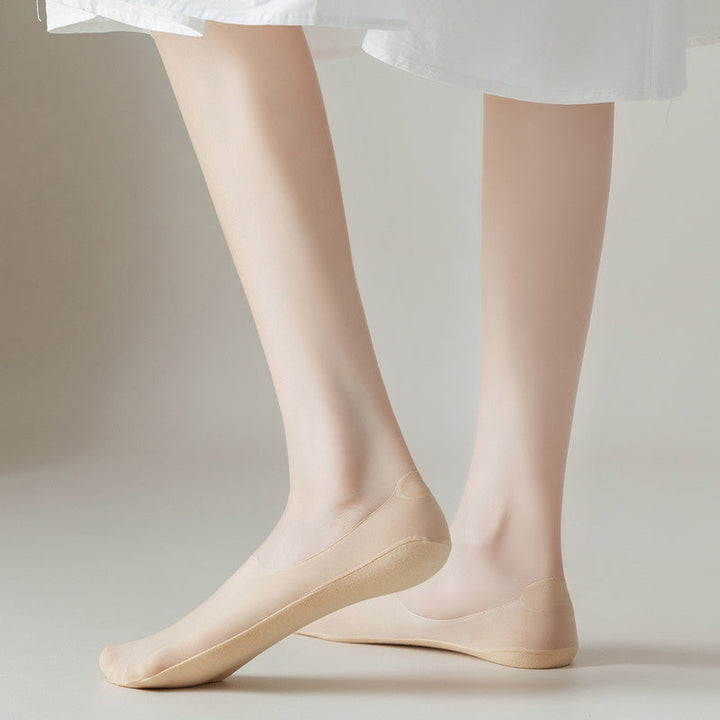 Atmungsaktive unsichtbare Eiskunstseide Socken | Karnz