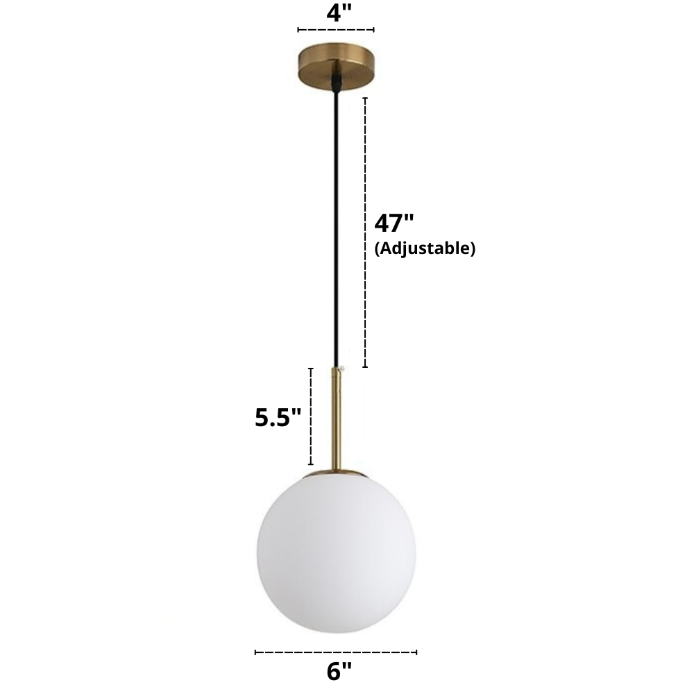 Moderne nordische Glaspendelleuchten