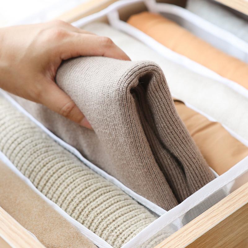 7 Gitter Kleiderschrank Kleidung Netzteiler Organizer | Karnz