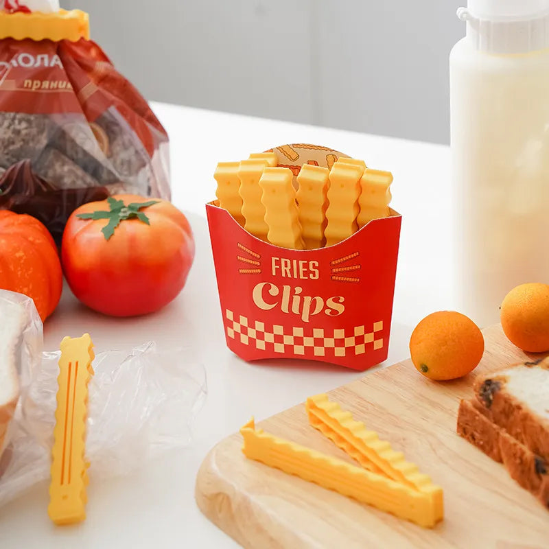 Lustige magnetische Pommes-Frites Lebensmittel Verschlussclip | Karnz