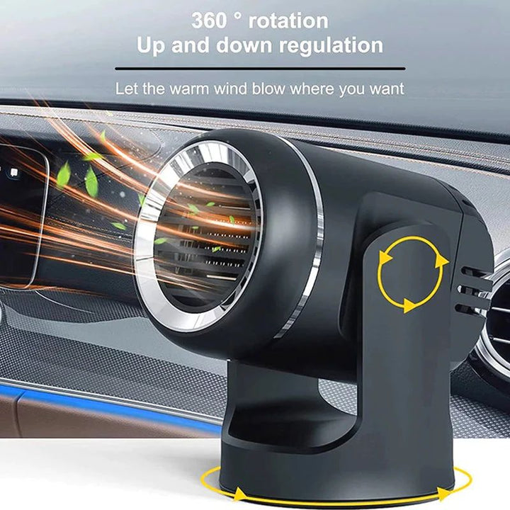 Tragbarer, um 360° drehbarer Autoheizkörper