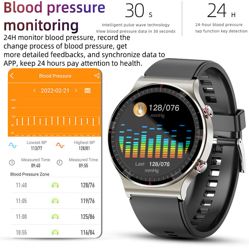 Sandsberg | Gesundheits-Smartwatch | EKG, SpO2 & Herzfrequenz