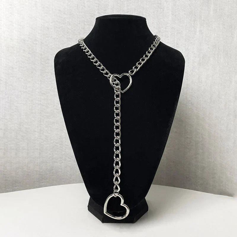 Gothic-Punk-Herzkette