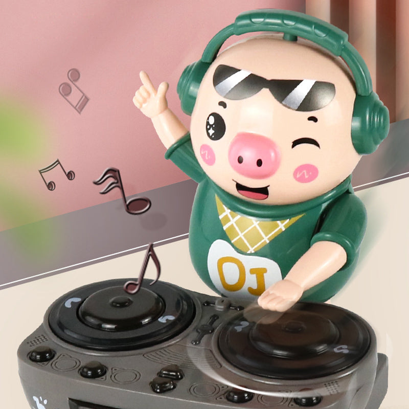 Spielzeug Schwein DJ für Wippe | Karnz