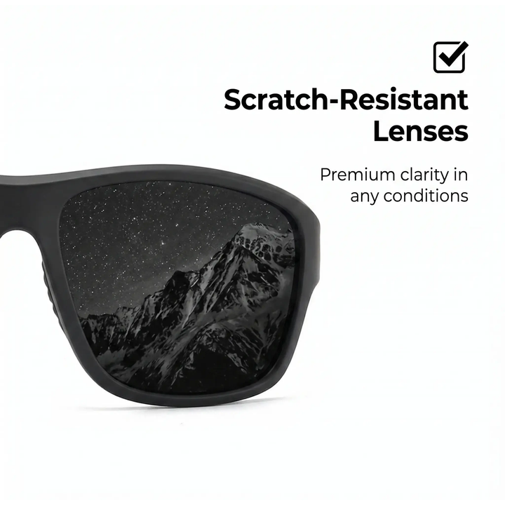 BowLift | PolarSport PRO+ – Professionelle polarisierte Sportsonnenbrille – UV-Schutz und kratzfeste Gläser