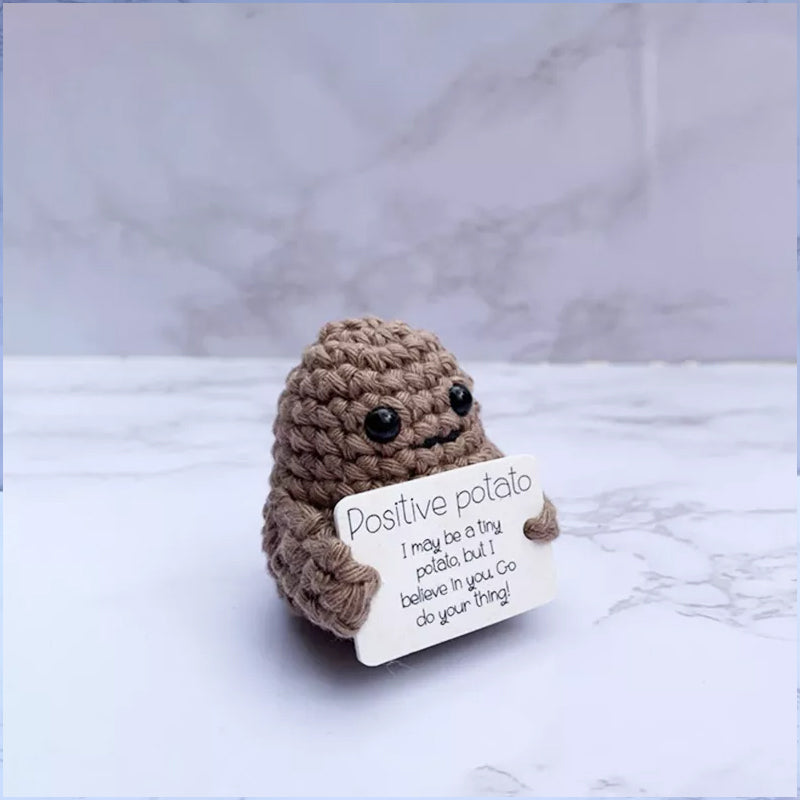 Lustiges Geschenk Gestrickte Positive Kartoffelschale
