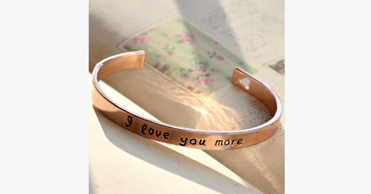 Ich liebe dich noch mehr Armbänder für jeden Anlass