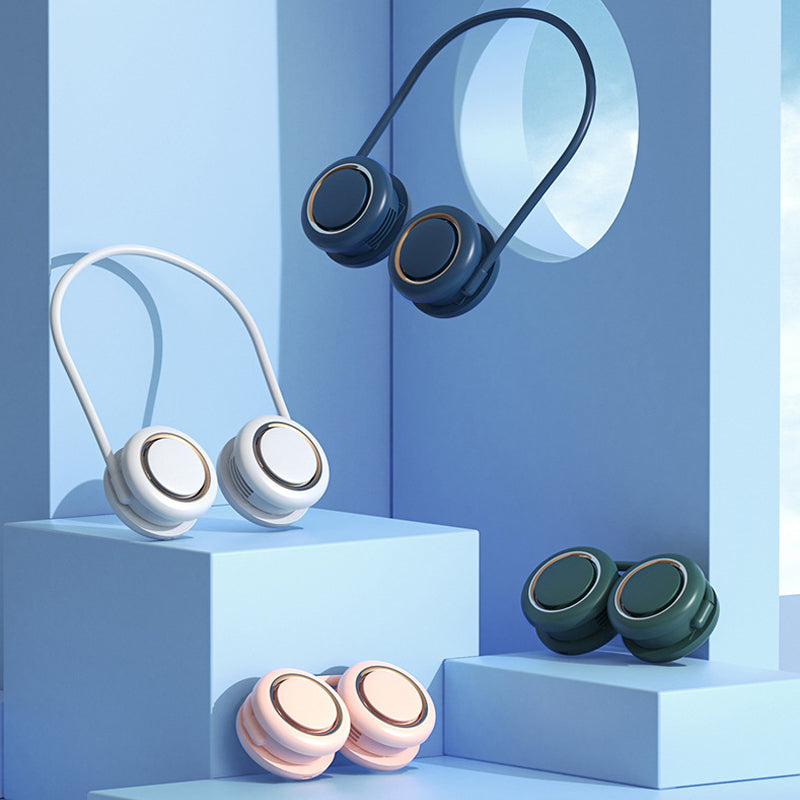 Faltbarer USB Mini Tragbarer Nacken Ventilator | Karnz