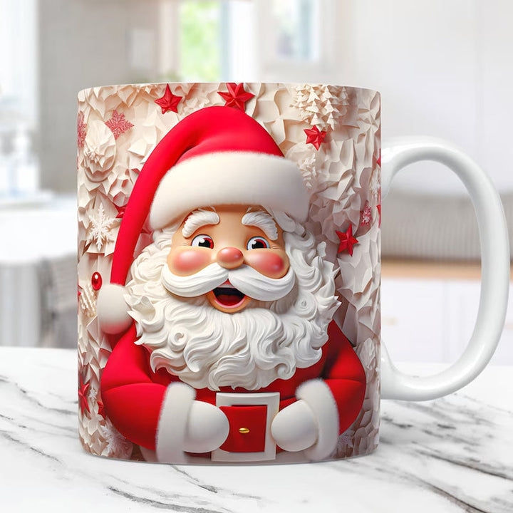 3D Weihnachten Aufgeblasene Tassenhülle | Karnz