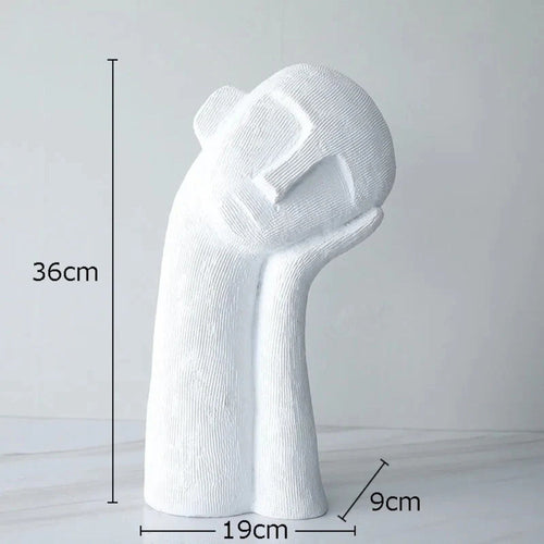 Abstrakte Ruhende Figuren Skulptur | Karnz