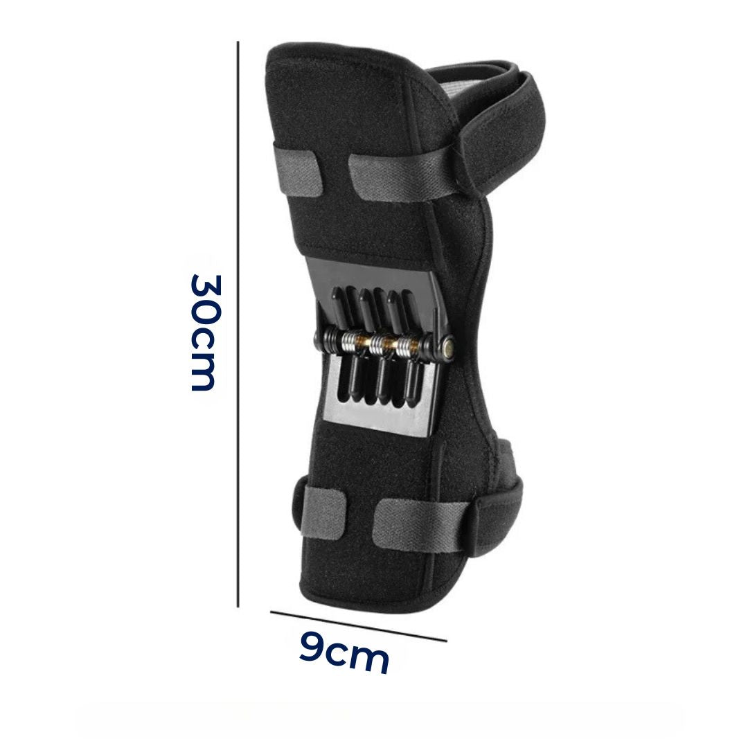 KneeGuard Pro | Set von 2 Scharnier-Kniebandagen-Stabilisatoren zur Schmerzlinderung | Verstellbare Unterstützung bei Knieverletzungen - Arthritis - Nach der Operation Rehabilitation Karnz