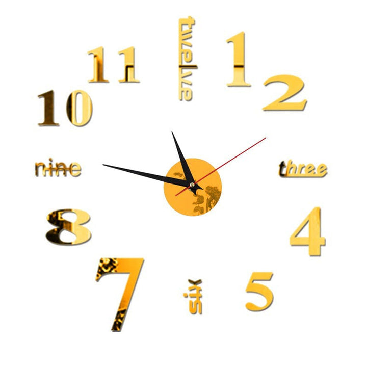DIY Moderne stanzfreie Wanduhr | Karnz