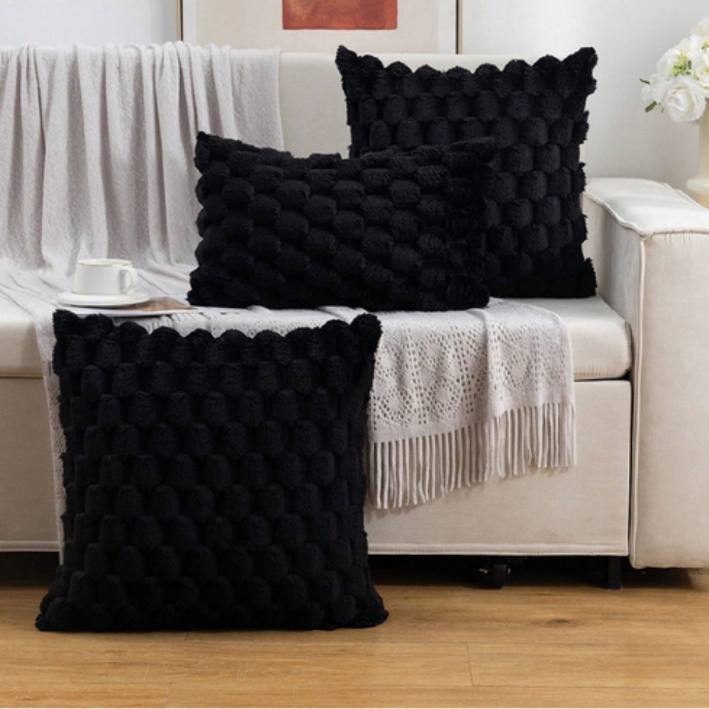 VelvetSoft Kissenbezug – Ultraweicher Plüschbezug für Sofa oder Bett | Karnz
