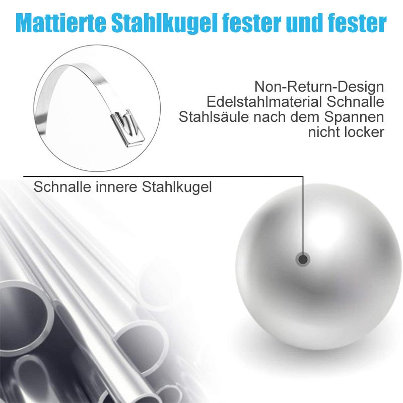 Mehrzweck-Kabelbinder aus Metall (100 STÜCK) | Karnz