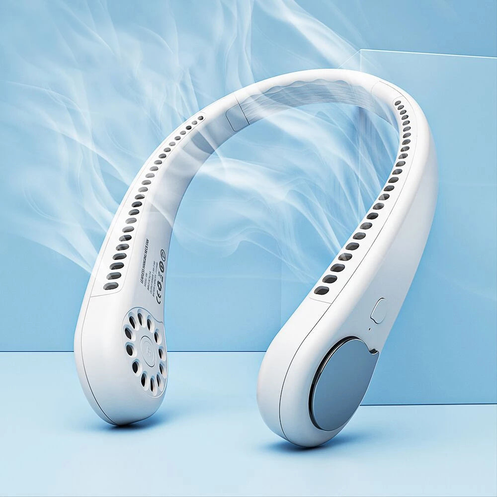 Tragbarer Halsventilator, bladeless Halsventilator wiederaufladbar | Karnz