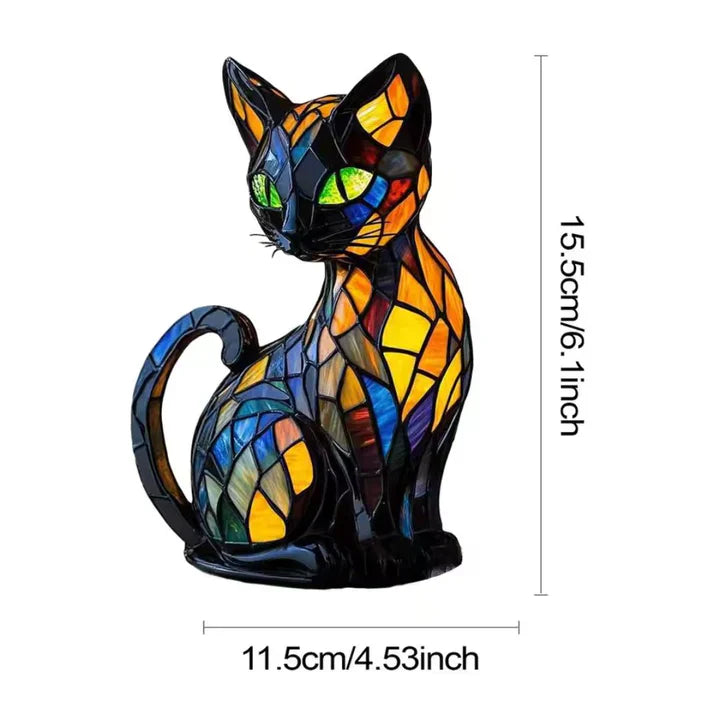 Lumikat Handgemachte Leuchtende Katzenlampe – Ambientebeleuchtung und Geschenk | Karnz