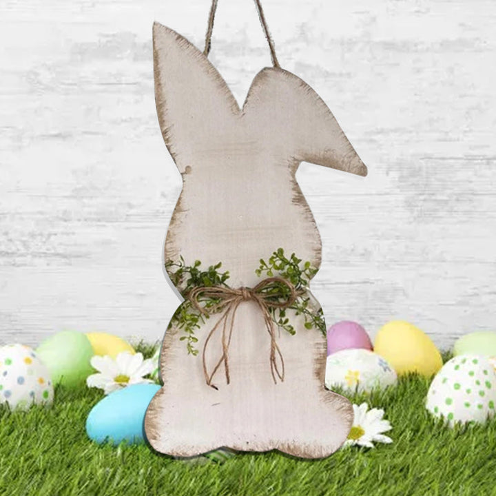 Osterhase Holz Türhänger Dekor | Karnz