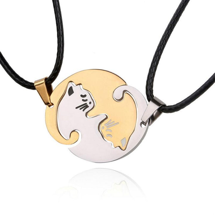 Yin ＆ Yang Katze Design Halskette | Karnz