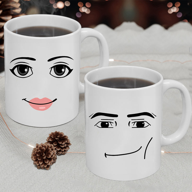 Emoji bedruckte Keramiktasse | Karnz