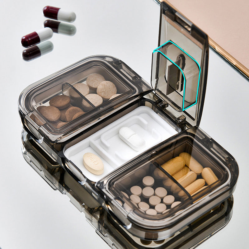 Rechteckige Pillenbox Organizer Behälter | Karnz