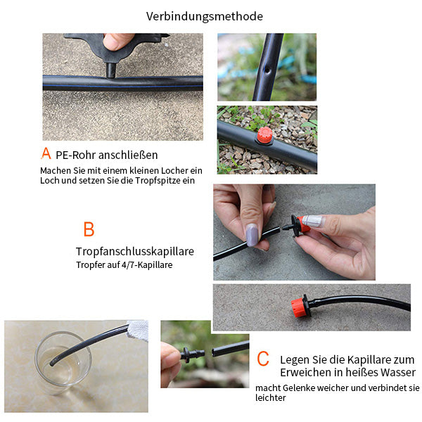 Verstellbare Tropfdüsen für die Bewässerung | Karnz