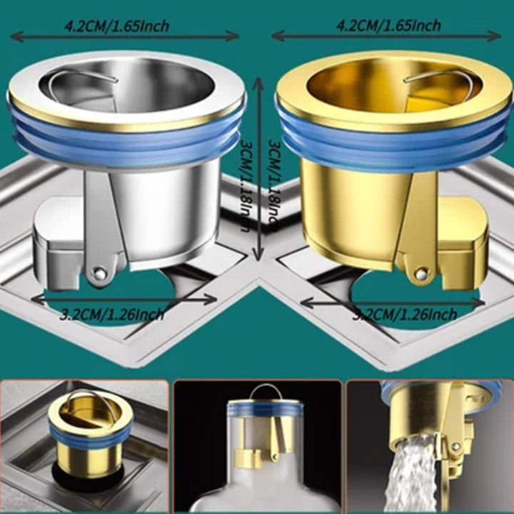 Fall Pipe Universeller Messing Bodenablauf Kern | Karnz