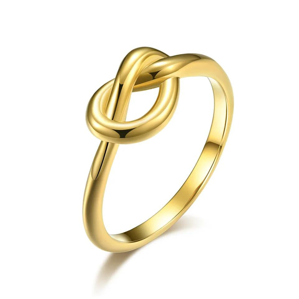 Karnz | Zierliches Herz Knoten Bond Ring