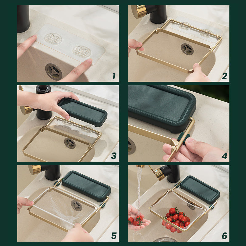 Küchenrückstandsfilter-Screen-Halter Spüle Ecke Abflussfilter | Karnz
