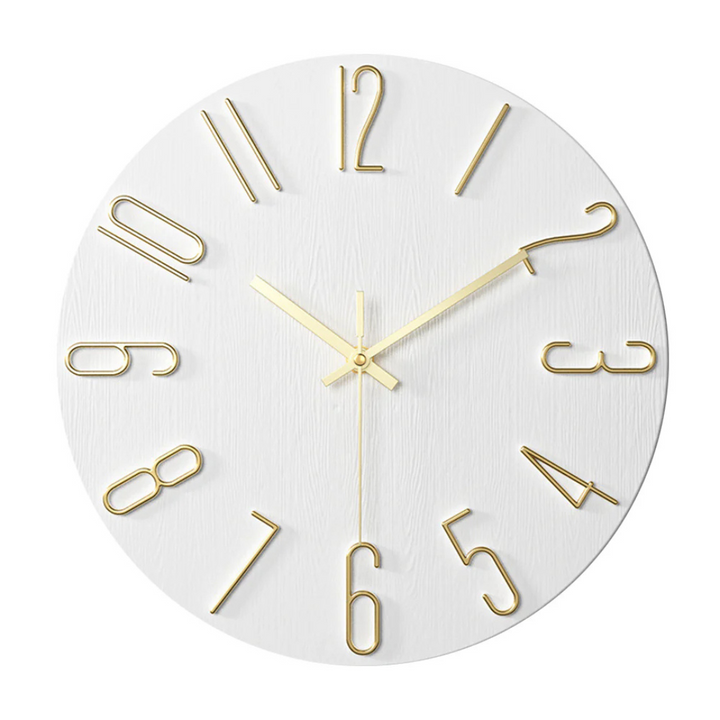 Edle Wanduhr – Moderne und geräuschlose Uhr fürs Wohnzimmer