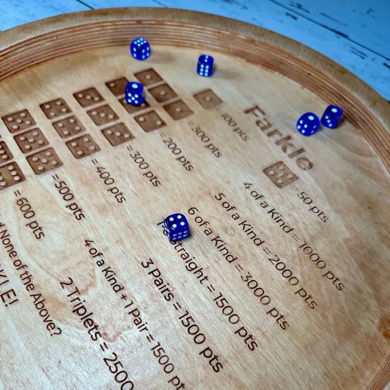Farkle Würfeltablett