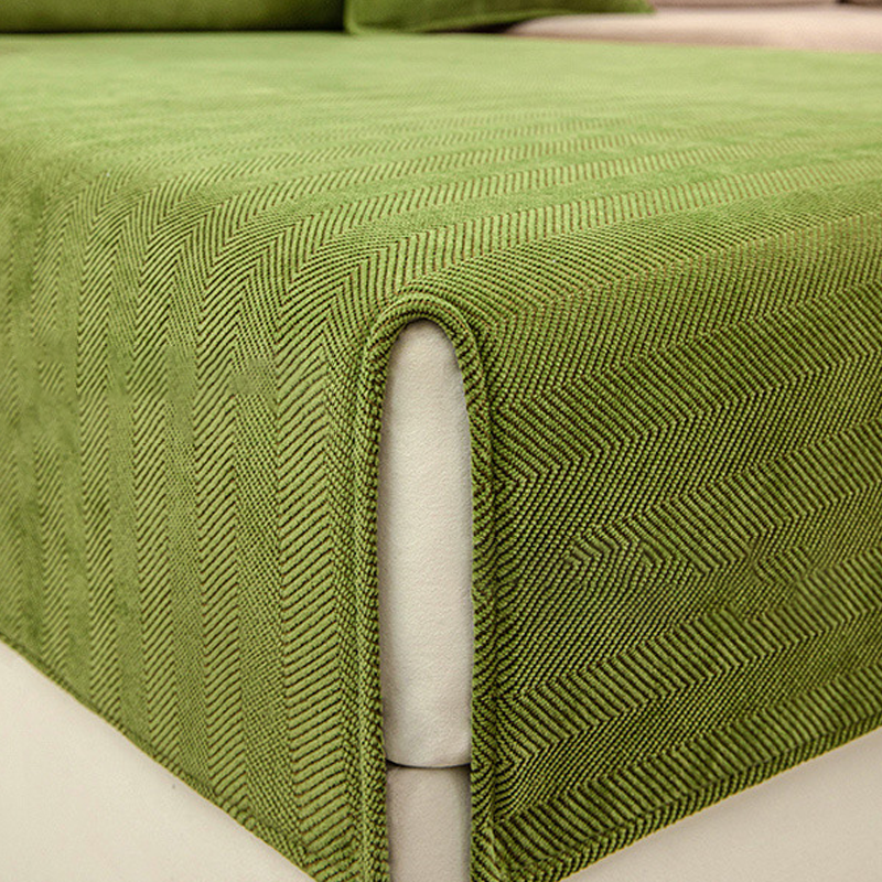 Möbelschutzbezug aus wellenförmigem Chenille-Stoff, Sofabezug