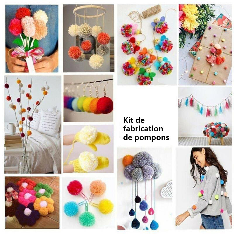 Bastelset für Pom Pom Maschine | Karnz