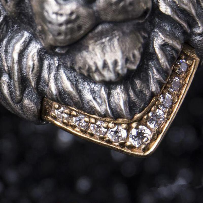 Retro Nordic Löwenförmiger Ring | Karnz
