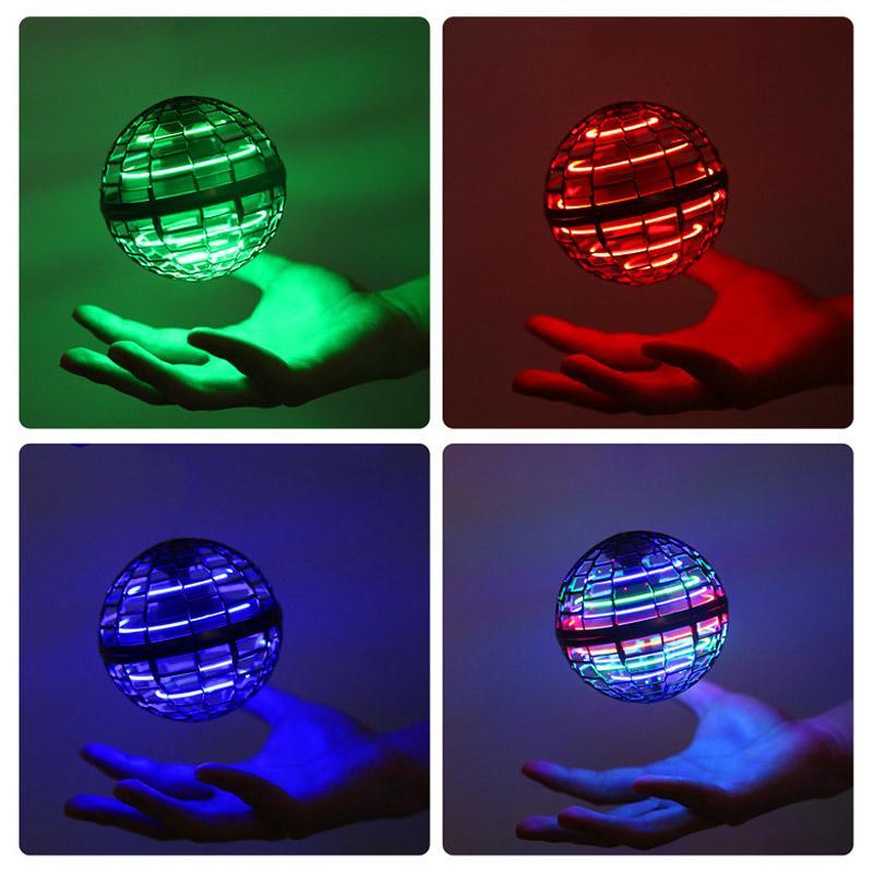 Karnz | Professional Hoverball | Fliegender Orb mit LED-Effekten | Aerodynamisches Bumerang-Design | Bruchfestes Gehäuse | USB-Wiederaufladbar | Interaktives High-Tech Spielzeug