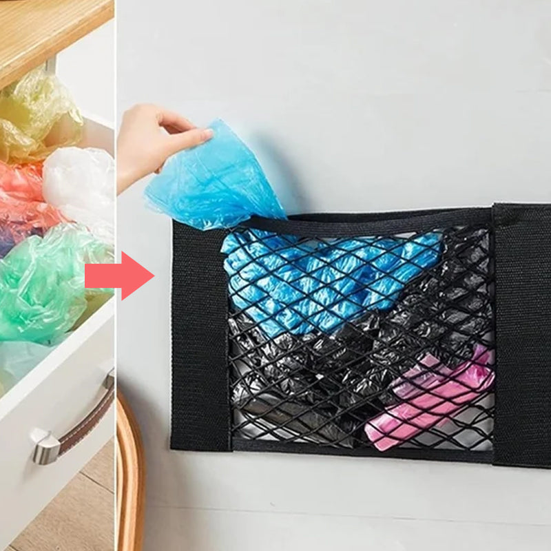 Plastiktasche Aufbewahrung Netzbeutel (Mit Klebeband) | Karnz