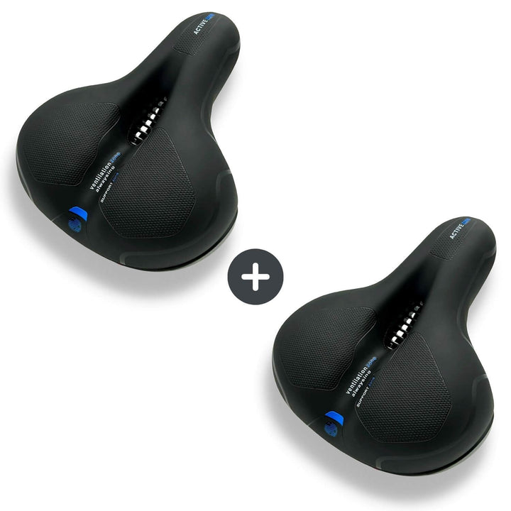Sandsberg | CloudComfort Pro Fahrradsattel | Druckentlastender Memory-Schaum | Schwarz