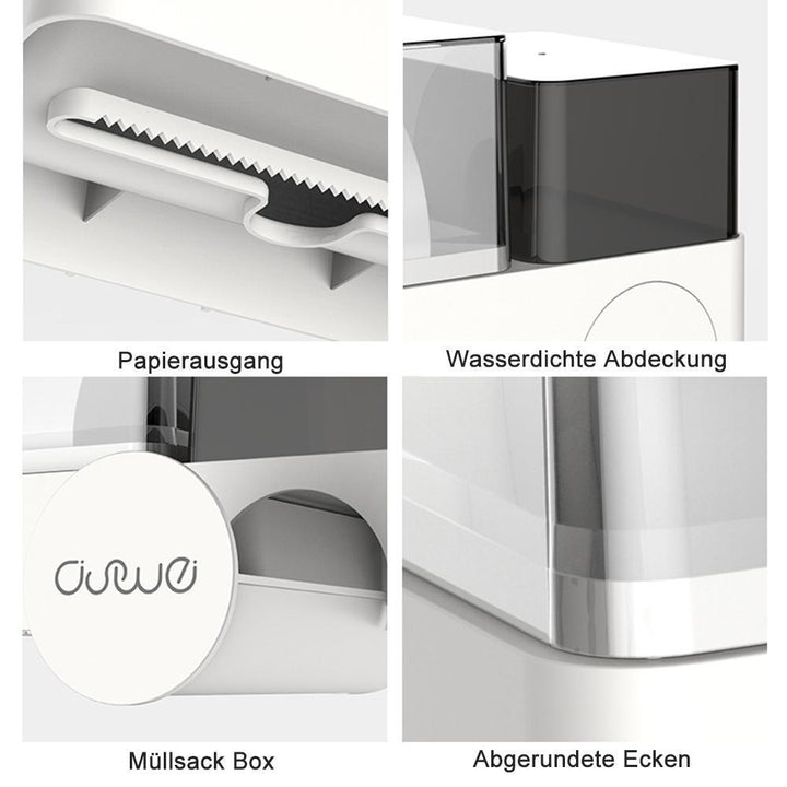 Wasserdichte 3-in-1-Aufbewahrungsbox für Badezimmer | Karnz