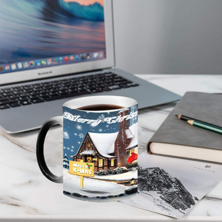 Weihnachtsfarbenwechselnde Tasse | Karnz